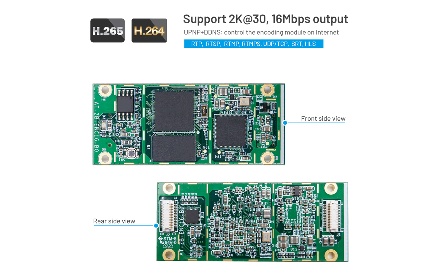 DDMALL HEM-2K H.265 H.264 2K Encoding Module, OEM-ready Codec Module for SRT Live Streaming
