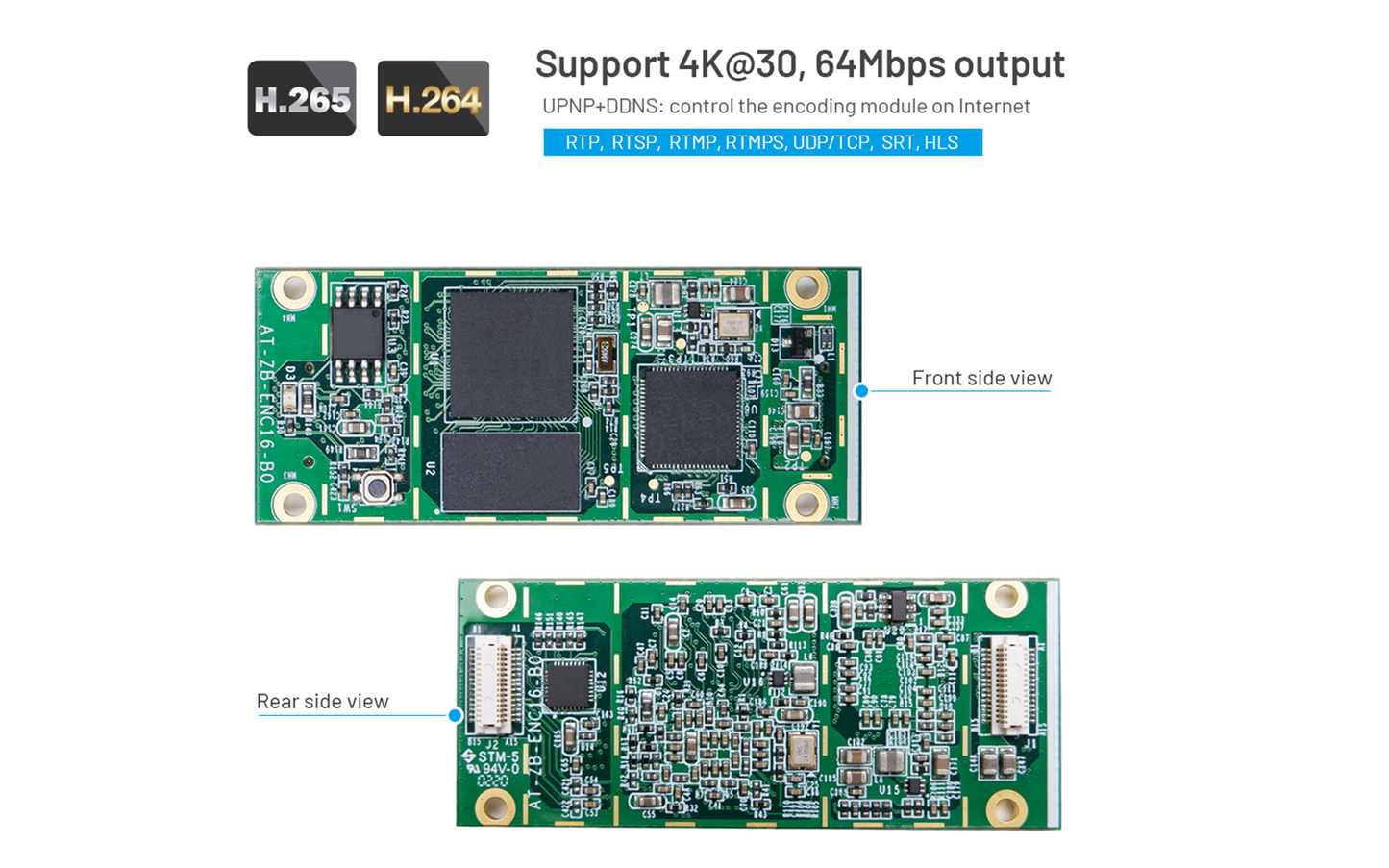 encoding for streaming module-support 4k output