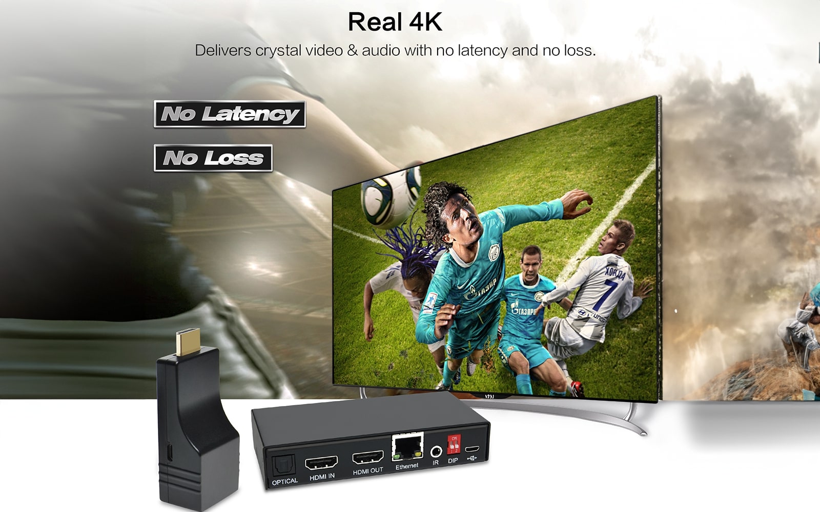 HE-35 4K HDMI over Ethernet Extender - real 4k