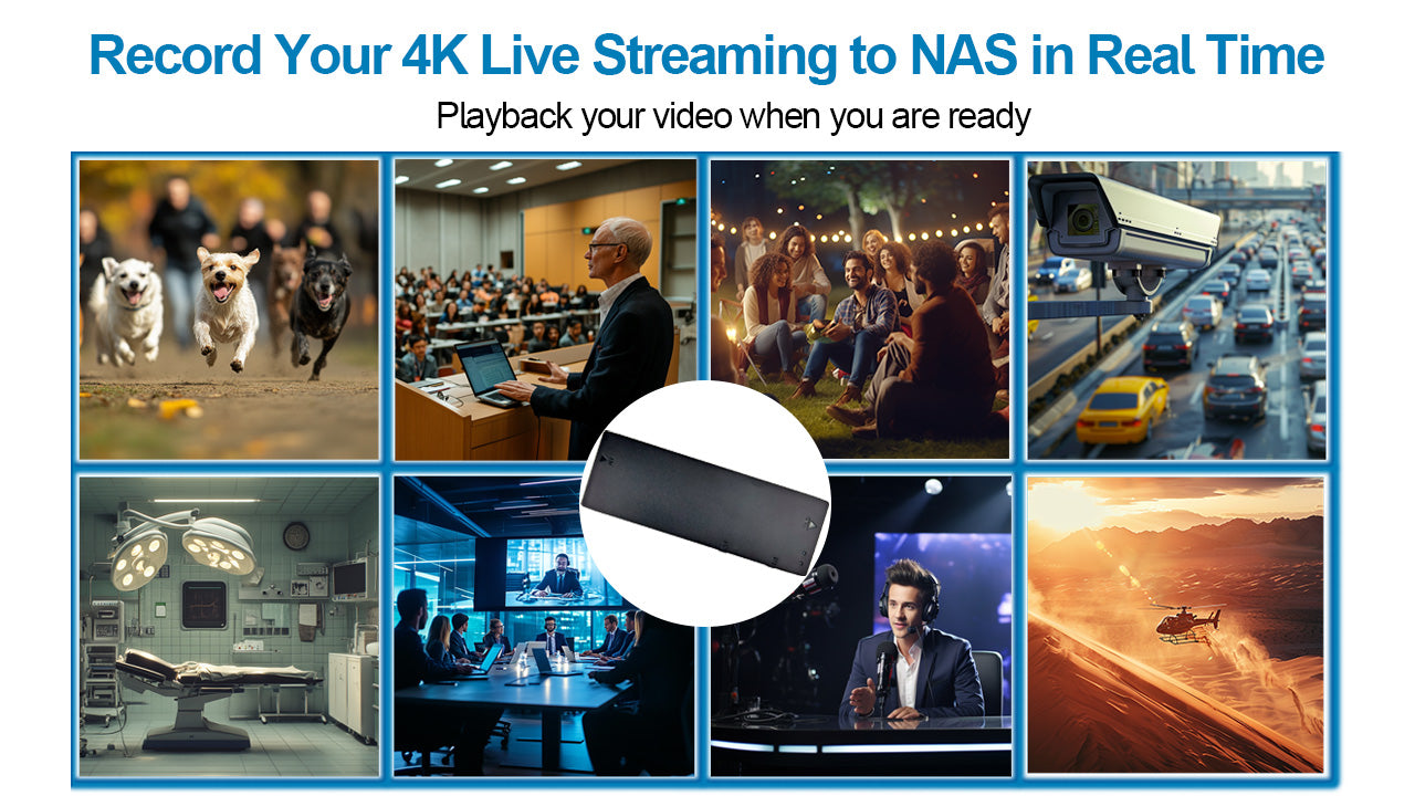 DDMALL HEC-20 Wifi6 4K Wireless HDMI Live Streaming Encoder w Loopout, Support Wifi roaming