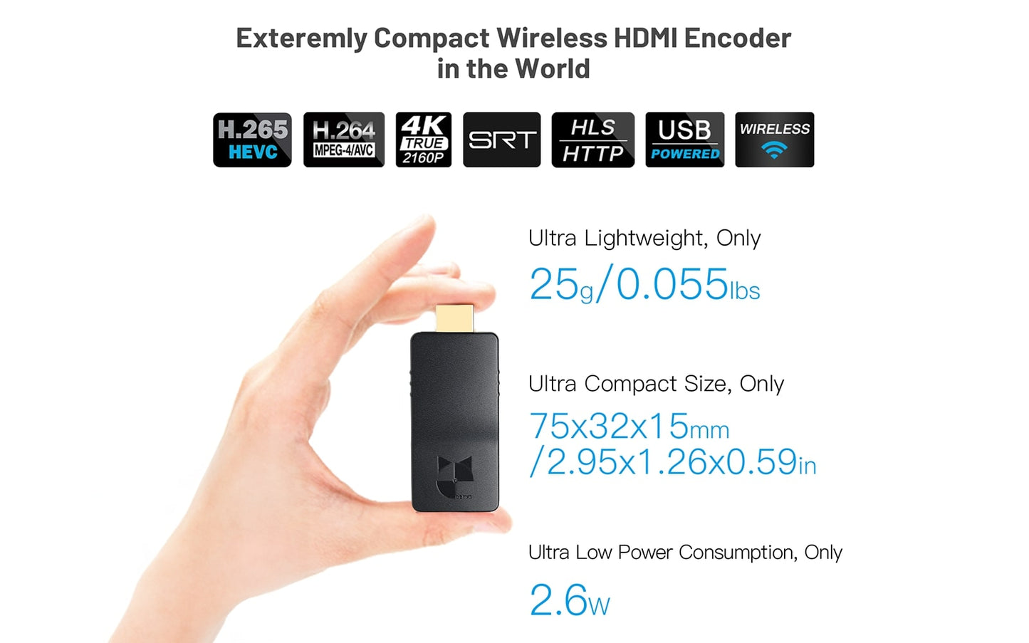 HDMI Video Encoder - Compact Wireless HDMI Encoder - DDMALL