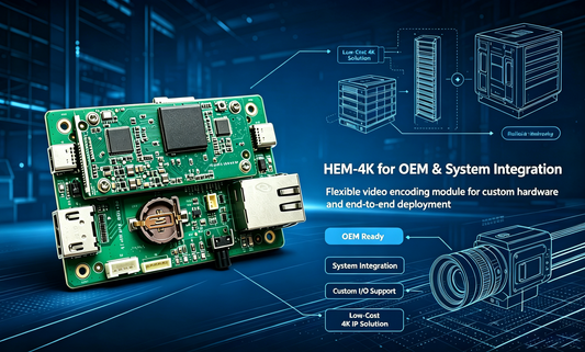 HEM-4K: An Encoder Core for Camera Integration, System Building, and OEM Development