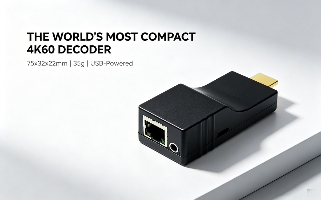 HDD-20E: The Ultra-Compact 4K60 Multi-Stream Decoder for Professional AV & Security Systems