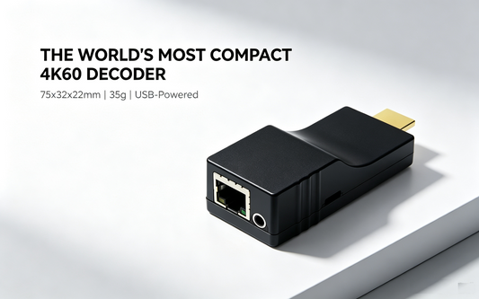 HDD-20E: The Ultra-Compact 4K60 Multi-Stream Decoder for Professional AV & Security Systems
