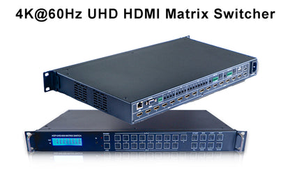 DDMALL AGP-UHD-809 HDMI Matrix Switch, Industrial-Grade HDMI Matrix 4K@60Hz IN/OUT