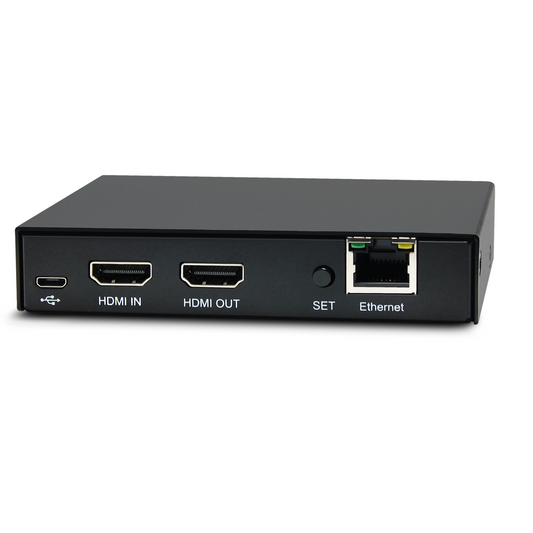 DDMALL HEV-10 H.265 H.264 Live Stream Encoder, 4K@60Hz HDMI Input, Real Time 4K Local Loopout HDMI Video Encoder