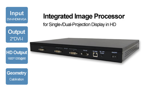DDMALL AGT-T-Pro Video Processor, Image Edge Blending Processor for Dual-Projection Image UHD Display