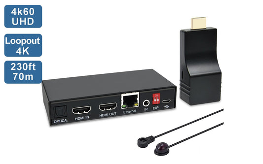 HE-35IR 4K HDMI Transmitter and Receiver