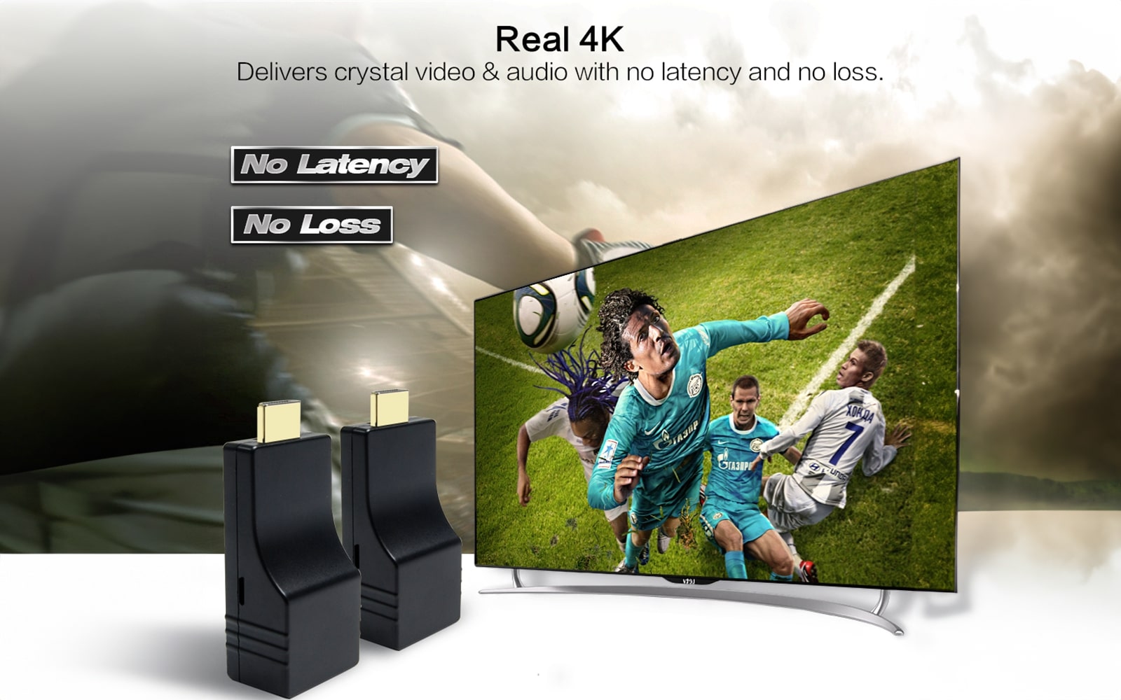 HE-30 4K HDMI Extender Kit - real 4k
