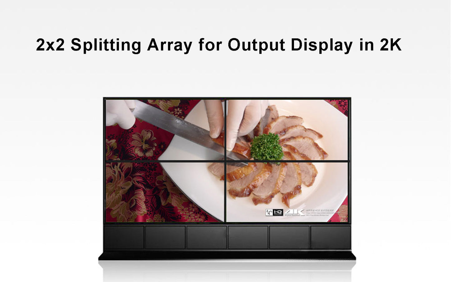 UHD Video Wall Processor-ouput display