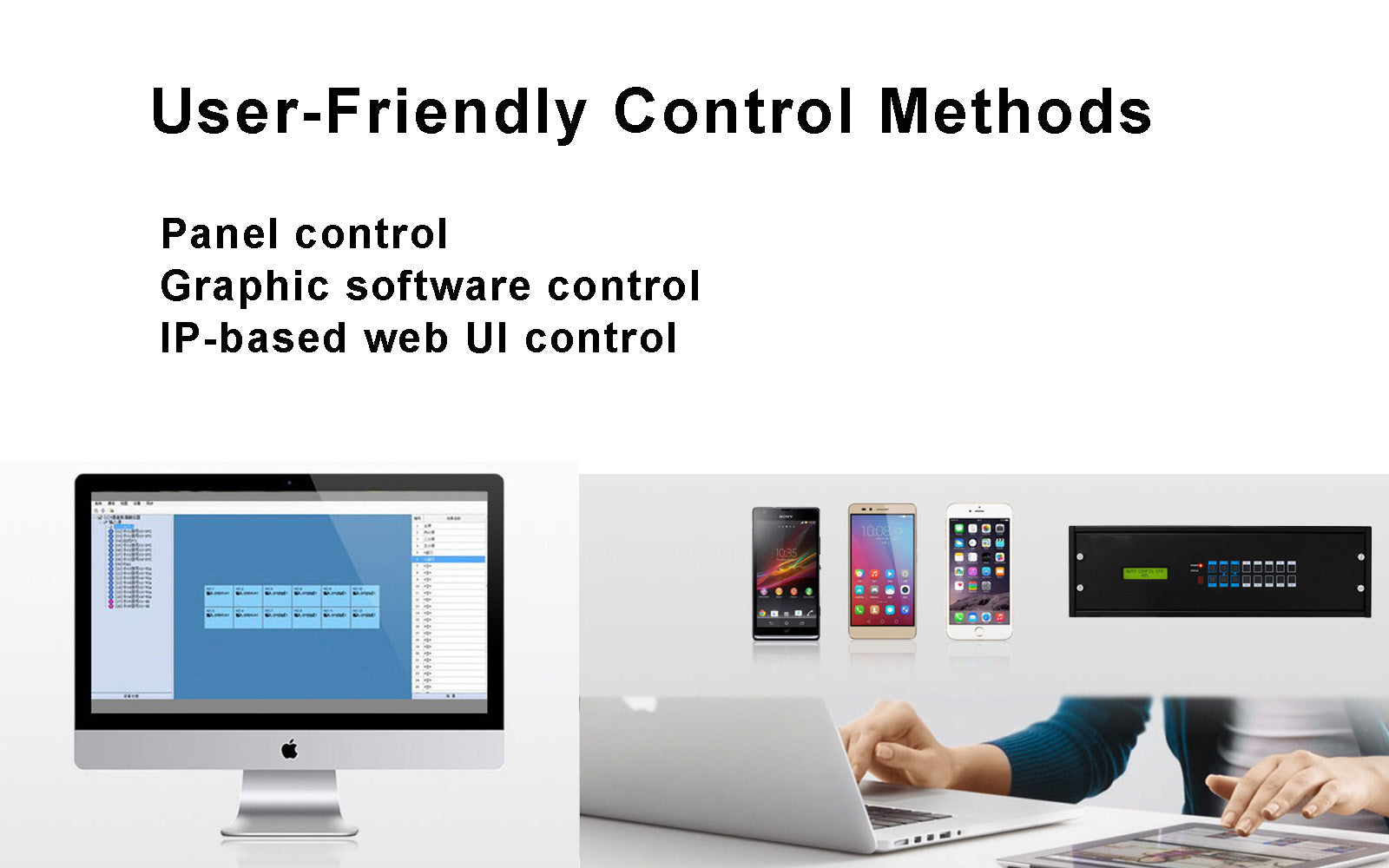 AGT-P Modular Video Processor - user friendly control methods