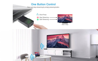 whe-15 wireless hdni video extender- one button control