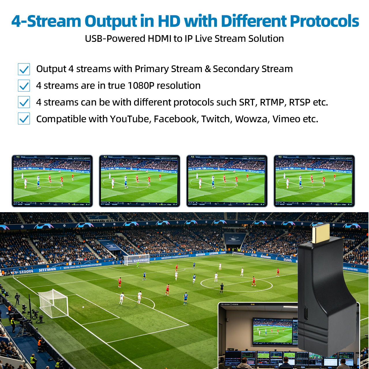4K H.265 HDMI Encoder