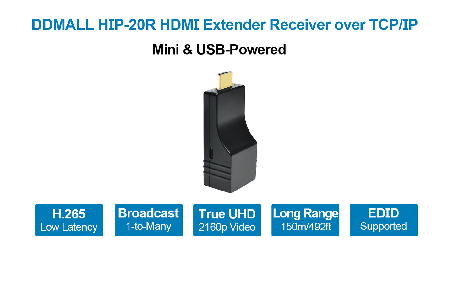 4K IP Extender（nur Empfänger）