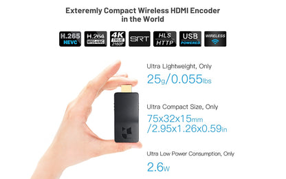 HDMI Video Encoder - Compact Wireless HDMI Encoder - DDMALL